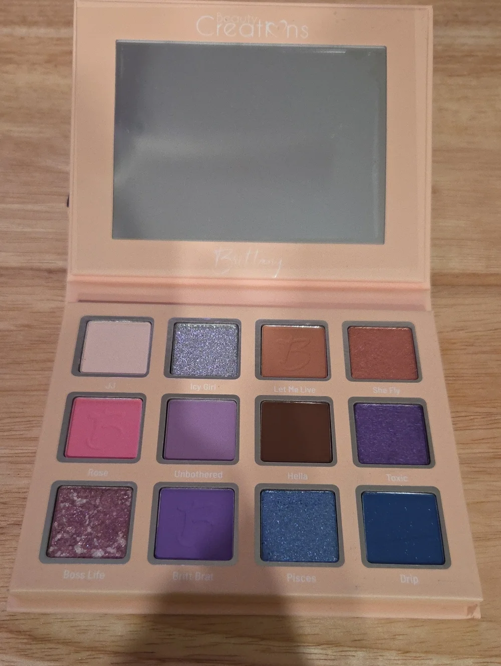 Beauty Creations Pink, Purple & Blue 12-Color Eyeshadow Palette